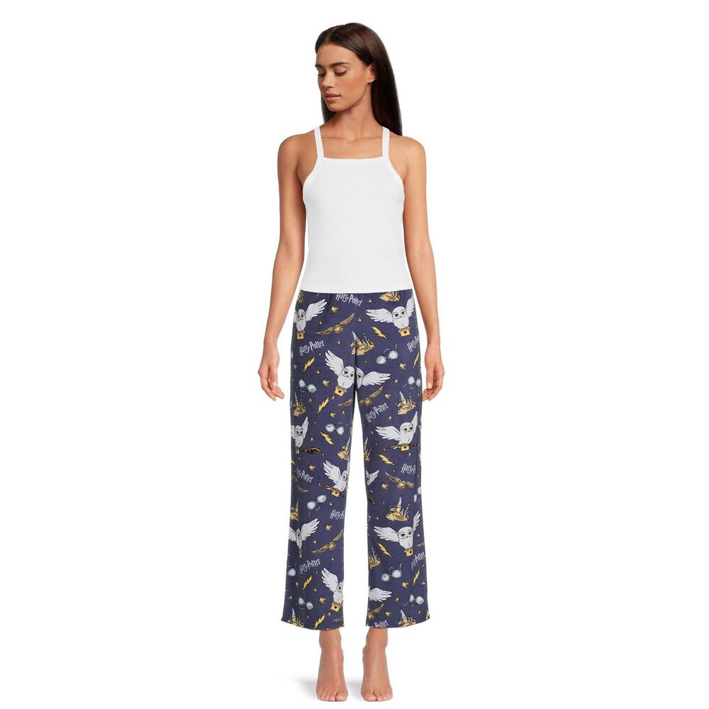 Harry Potter Women's Sleep Pant with Pockets, Velour, Size Large